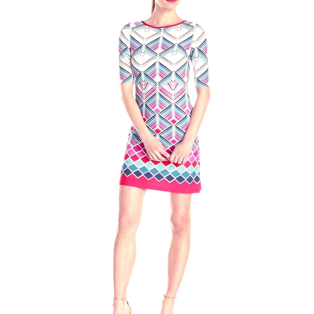 Eliza J Geometric Shift Dress 6